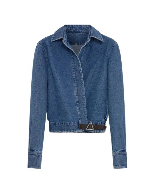 16Arlington Blue Jolie Belted Denim Jacket