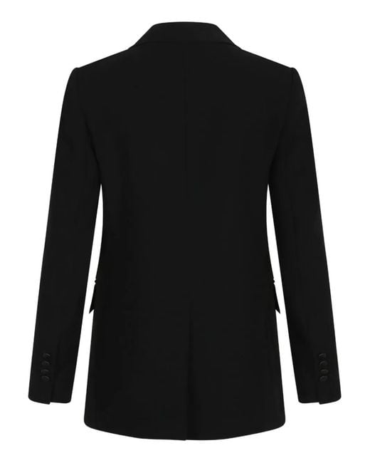 Max Mara Black Three-Button Tailored Jacket