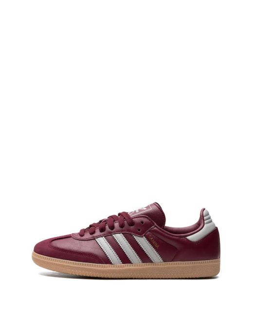 Adidas Purple Samba Og "Burgundy" Sneakers