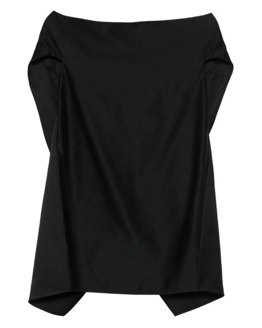 The Row ワイドネック ブラウス Black