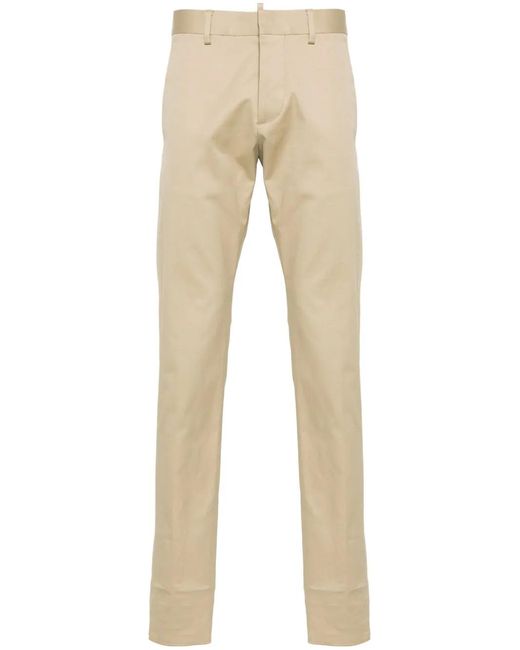 DSquared² Natural Cool Guy Slim-Fit Trousers for men