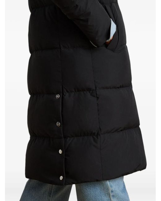Ralph Lauren Black Quilted Hooded Coat