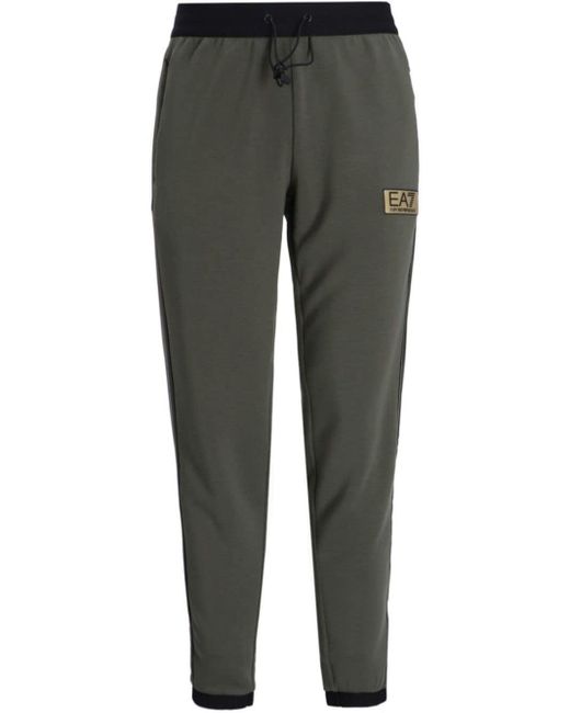 EA7 Gray Mid-rise Track Trousers for men