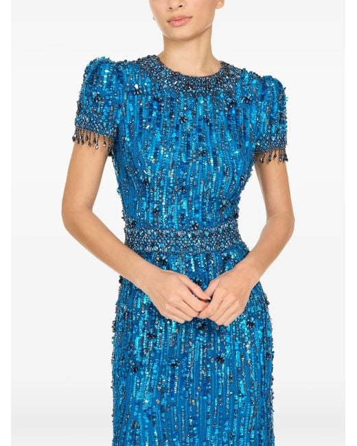 Jenny Packham Blue Roxy Gown