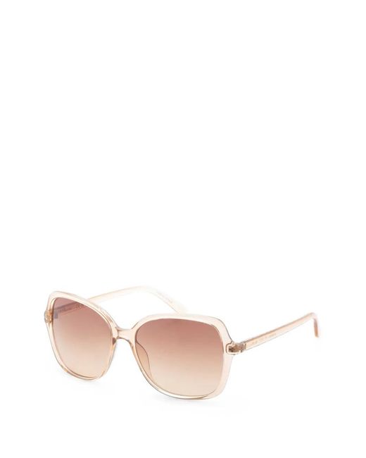 Calvin Klein Pink Oversized Square-Frame Sunglasses