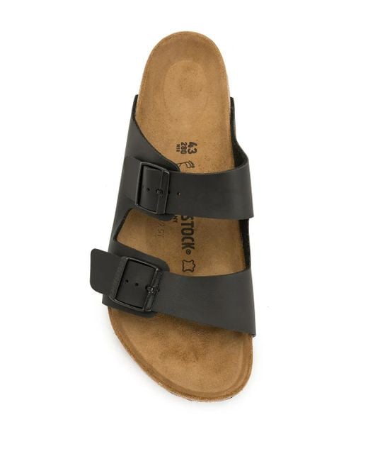 Birkenstock Black Milano Soft Footbed Sandal for men