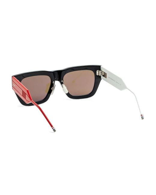 Thom Browne Black Square-Frame Sunglasses