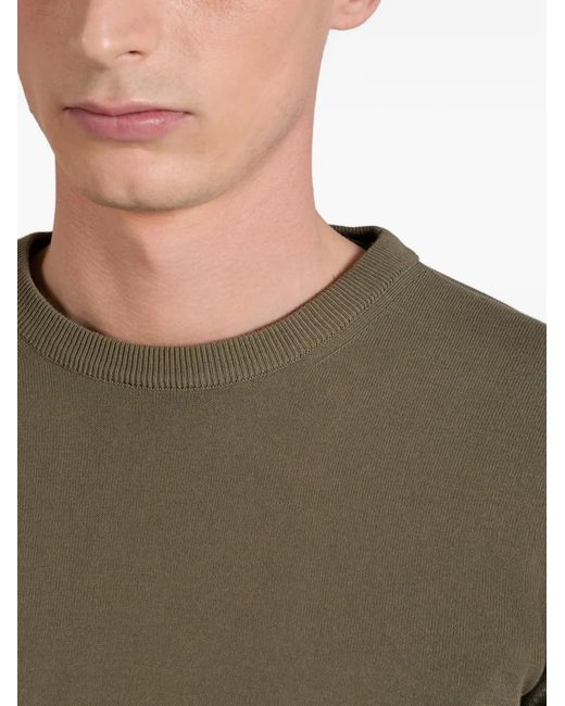 Slowear Green Crew-Neck Sweater for men