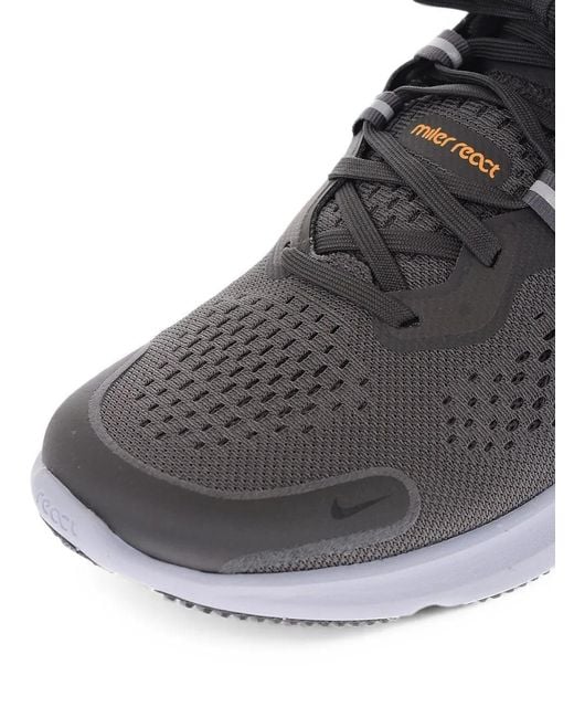 Nike White React Miler 2 Sneakers for men