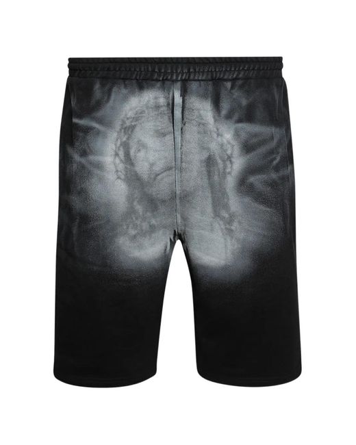 La Maskarade Gray Miami Graphic-Print Shorts for men
