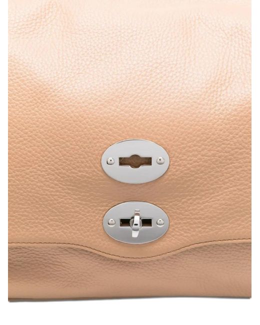 Zanellato Natural Sac À Main Postina Médium En Cuir