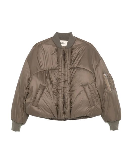 Mordecai Brown Zip-Front Puffer Jacket