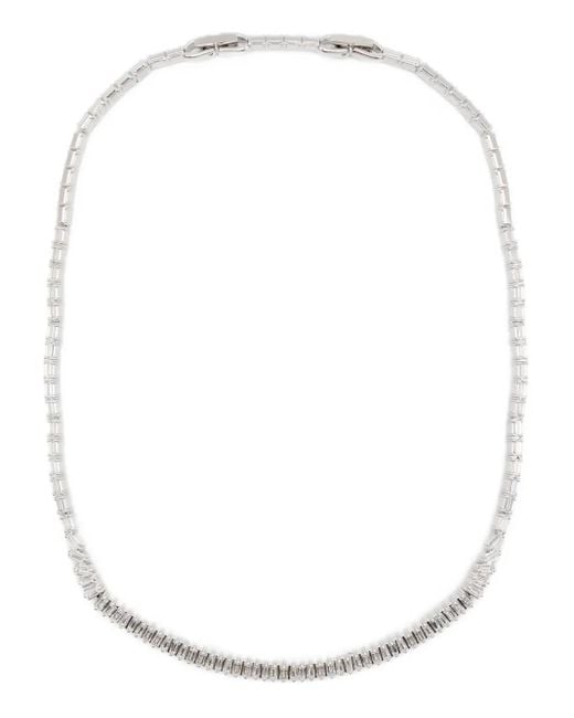 Collar Matrix Swarovski de color White