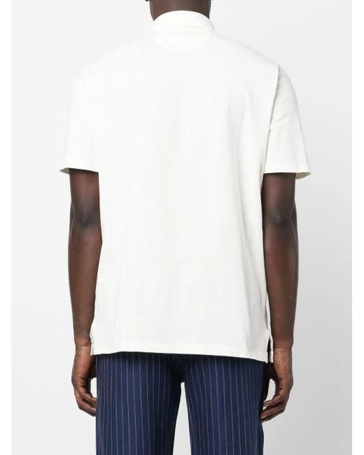 Polo Ralph Lauren White Patch-Pocket Polo Shirt for men