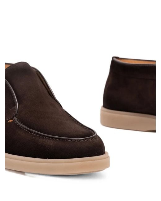 Polacchini Digits di Santoni in Brown da Uomo