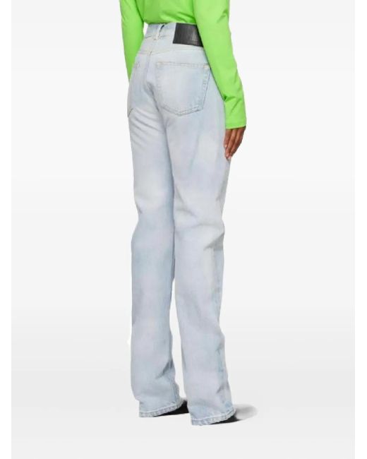 Jeans Con Design A Cinque Tasche di VTMNTS in Blue da Uomo