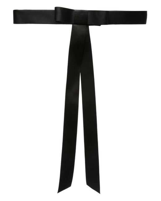 Cinturón con detalle de lazo Dolce & Gabbana de color Black