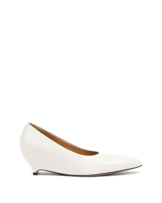 Maison Margiela White Heel-Less Pump H55 Decollete Shoes