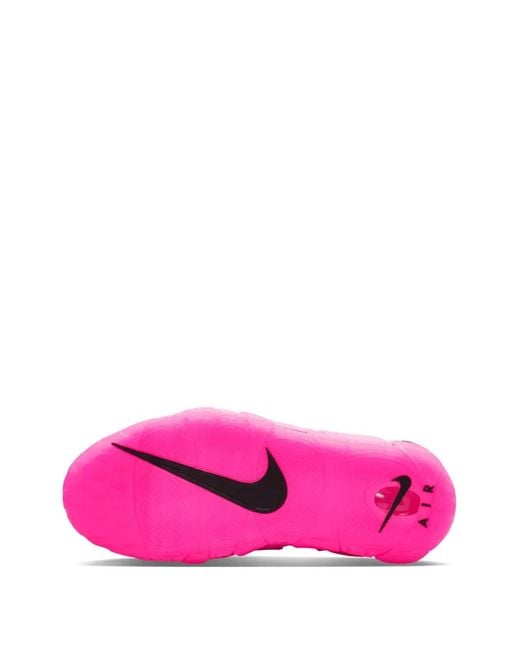 Nike Pink Air More Uptempo High-Top Sneakers