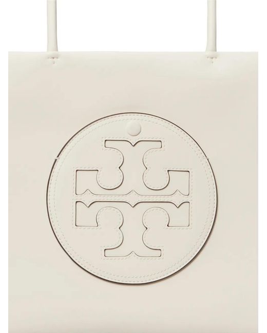 Tory Burch White Ella Bio Small Tote