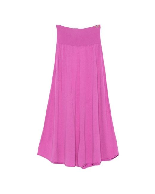 Extreme Cashmere Pink Seduce Midi Skirt