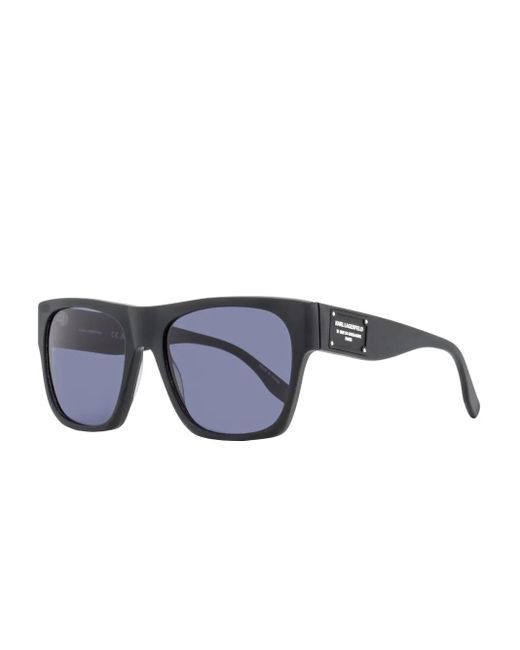 Karl Lagerfeld Blue Square-Frame Sunglasses