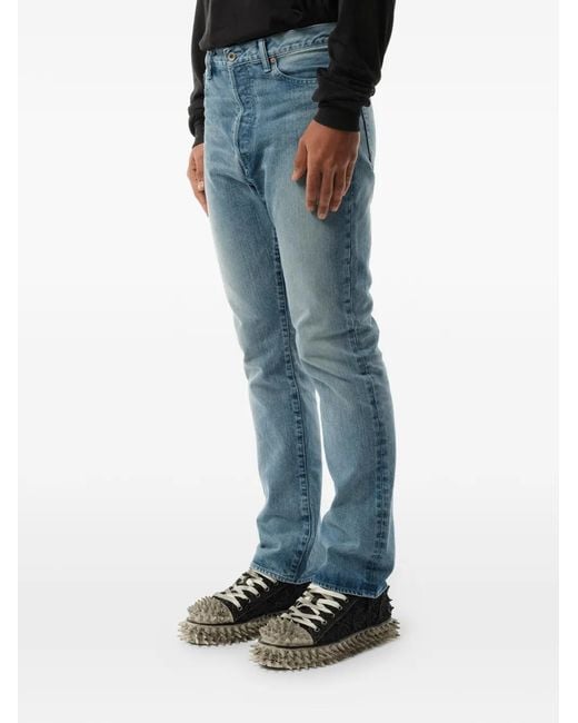 Doublet Blue Care Straight-Leg Jeans for men