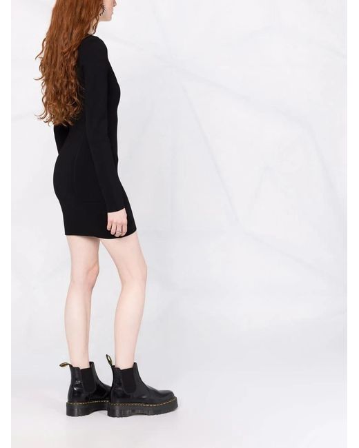 GAUGE81 Black Langärmeliges Minikleid