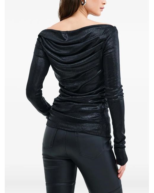 MARCELLA Blue Cooper Long-Sleeve Top