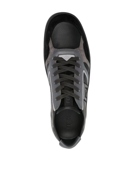 Sneakers con ricamo FF di Fendi in Black da Uomo