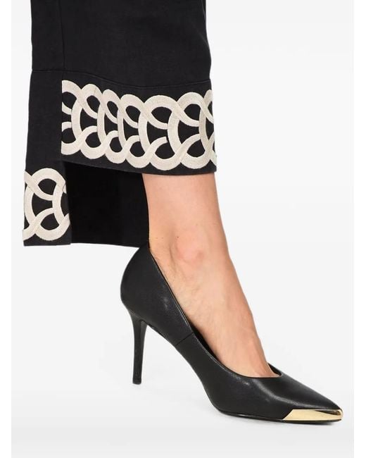 By Malene Birger Black Mirabellos Embroidered Trousers