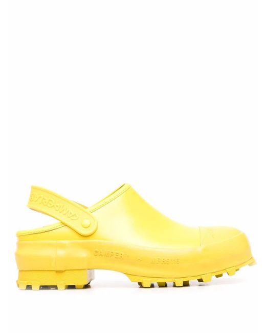 CAMPERLAB Traktori Closed Toe Sandals in Yellow Lyst
