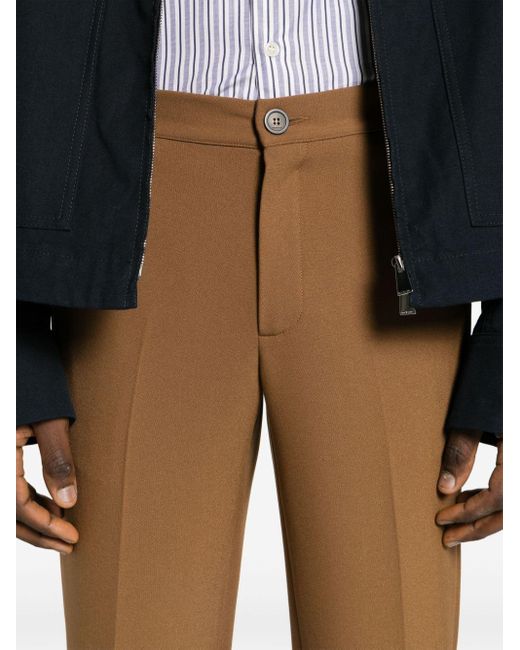 Pantalones de vestir ajustados Sandro de hombre de color Brown