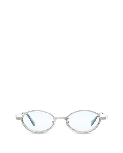 Kuboraum White Mask H18 Oval-Frame Sunglasses
