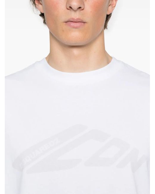 メンズ DSquared² Icon Tシャツ White