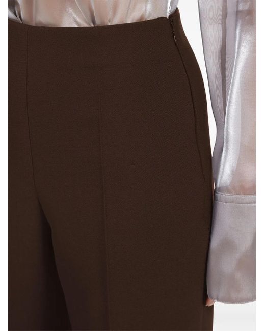 Ferragamo Brown Women Pleated Trouser