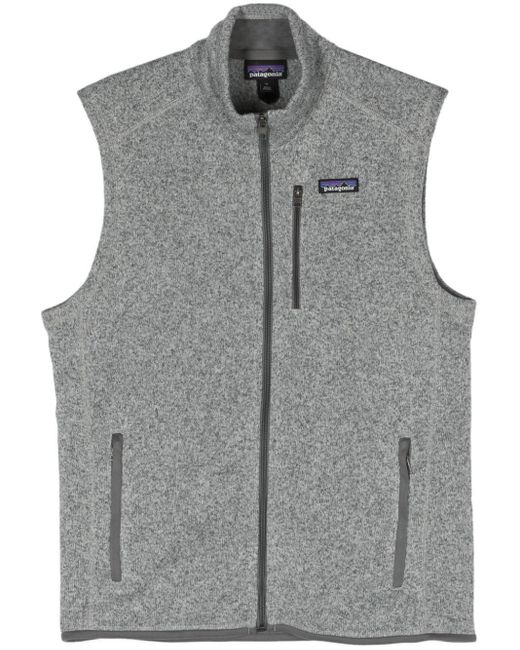 Patagonia Gray Better Sweater® Zipped Vest for men