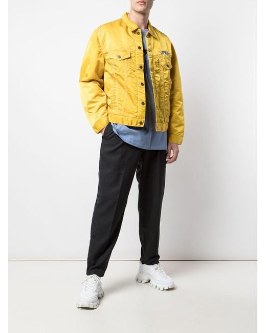 yellow levis jacket