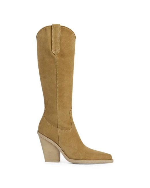 Paris Texas White Vegas Knee-High Boots
