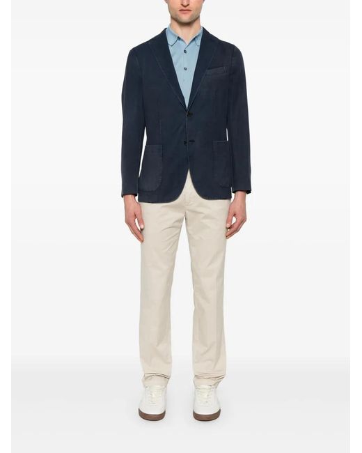 Boglioli Blue Blazer for men