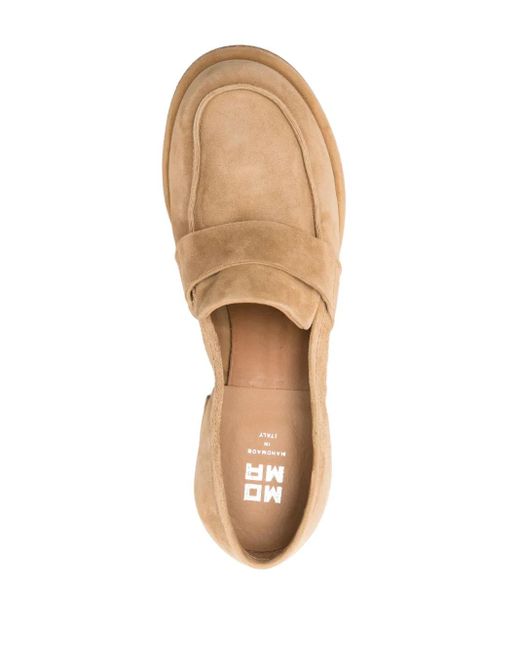 Moma Natural Oliver Water Suede Pumps
