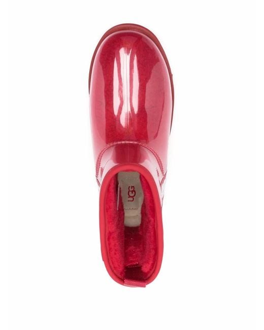 Ugg Red Classic Clear Mini Wmns