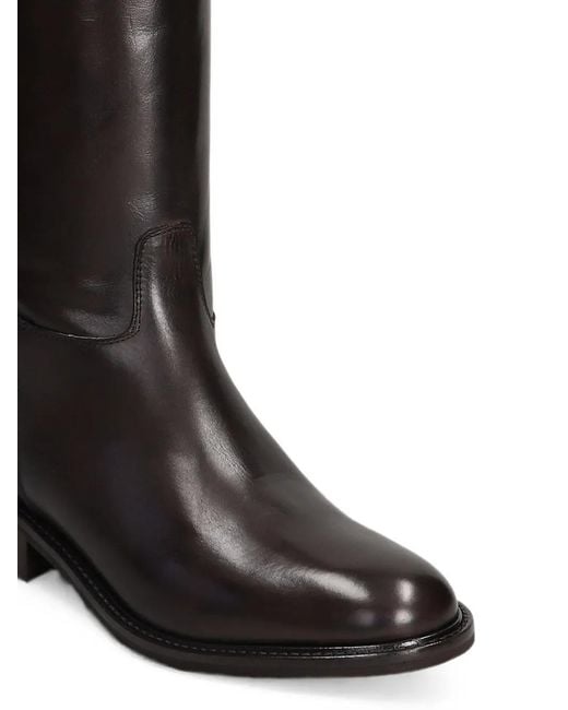 Julie Dee Black Side Zip-Fastening Boots