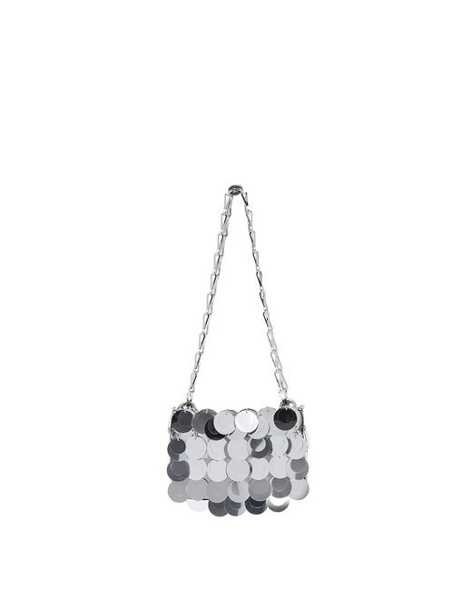 Rabanne Metallic Nano 69 Shoulder Bag