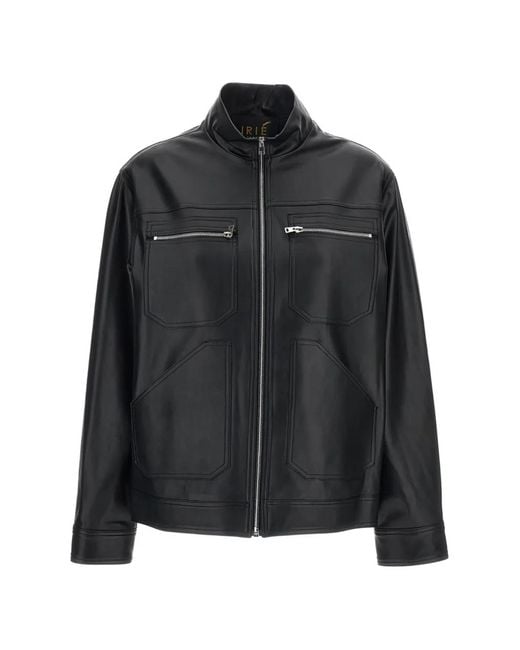 Irie Black Zip-Up Multi-Pocket Jacket