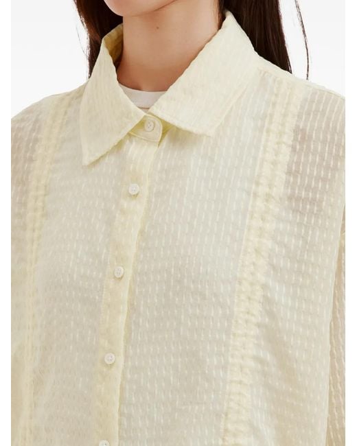 B+ AB Blouse En Mini-Rok in het White