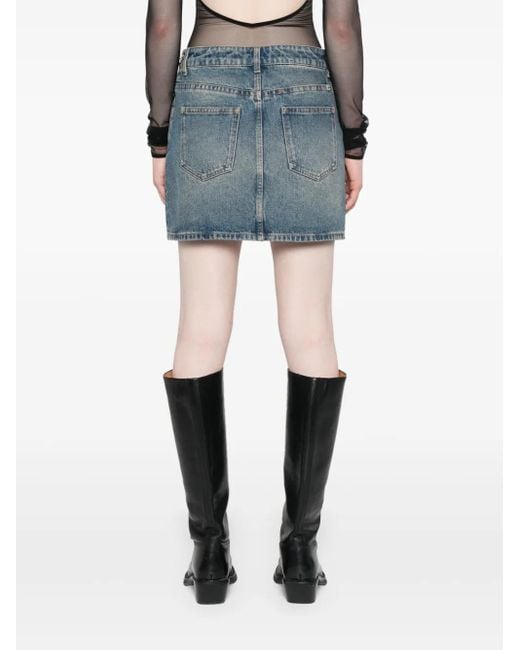 Givenchy Mini-Rok Met 4G-Ketting in het Blue