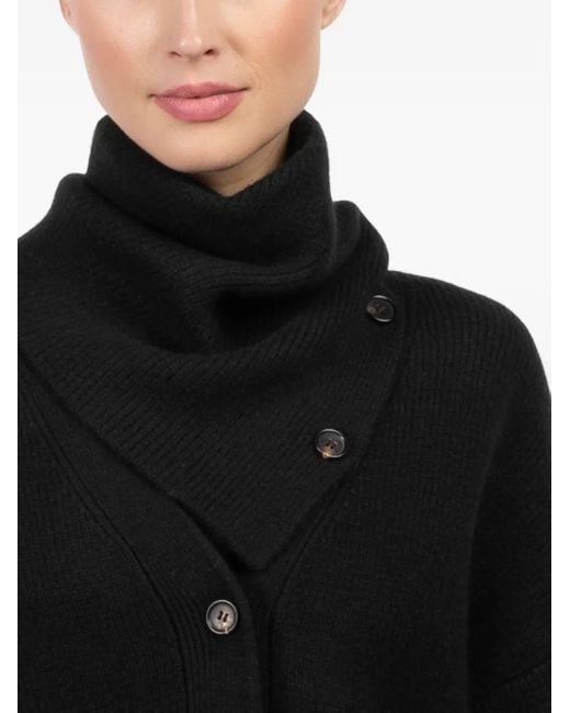 LeKasha Black Cardigan mit V-Ausschnitt
