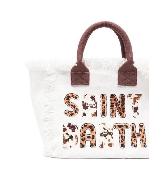 Mc2 Saint Barth White Colette Tote Bag
