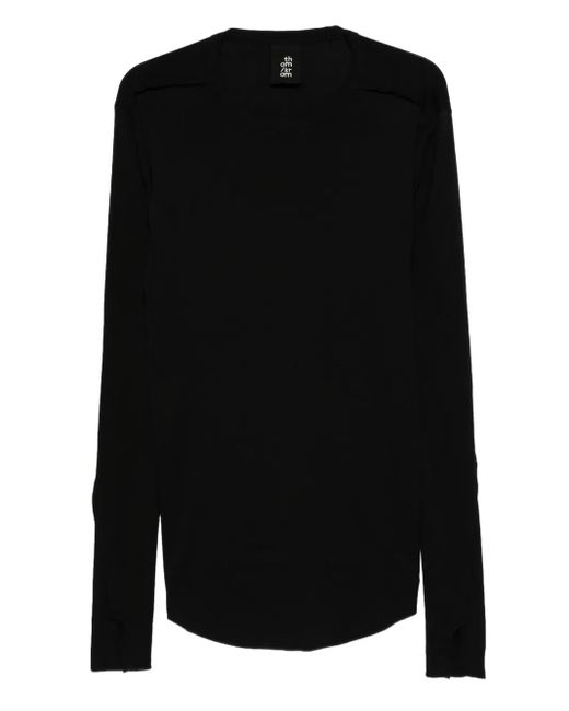 メンズ Thom Krom ロングtシャツ Black